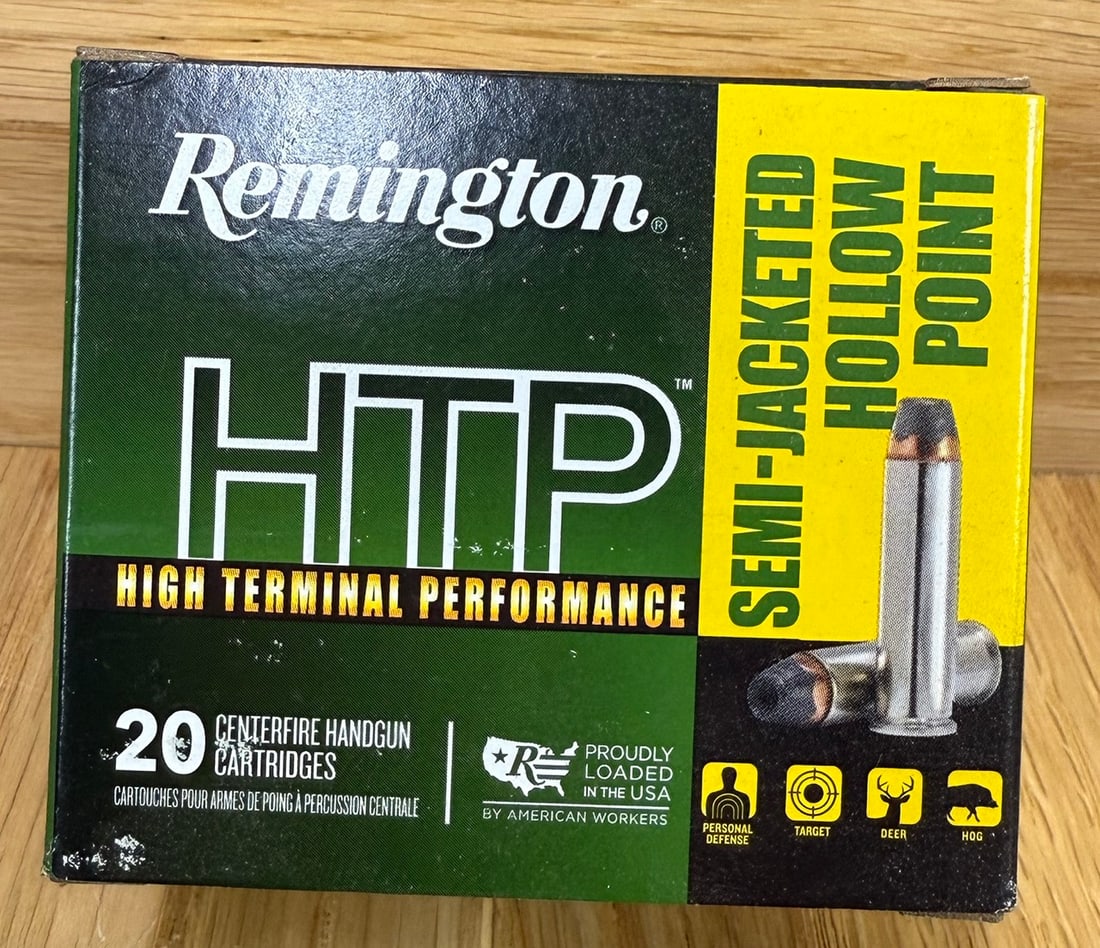 Remington HTP .38 Special 110 GR. SJHP: See Picture for Details. Ask any questions before bidding as all sales are final. If you bid, you own itâ€¦