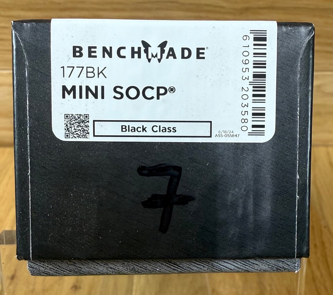 NEW - Benchmade MINI SOCPÂ® (177BK) Knife (1 of 1)