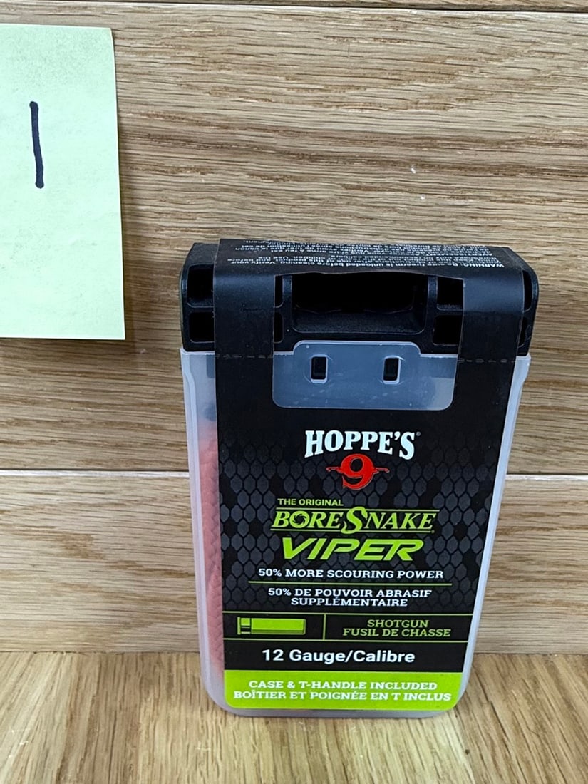 Hoppe'sÂ® The Original Bore Snake Viper - 12 Gauge Shotgun Cleaning Kit #1: See Picture for Details. Ask any questions before bidding as all sales are final. If you bid, you own itâ€¦