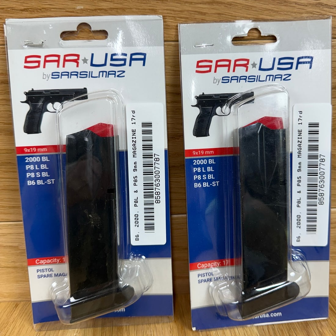 Lot of 2 - SAR USA 17rd Magazines 9mm See Photos for Fit (1 of 1)