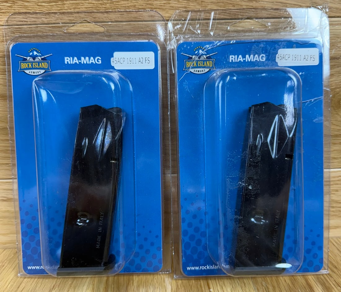 Lot of 2 - Rock Island Armory Magazine 1911 A2 FS 45ACP (1 of 1)