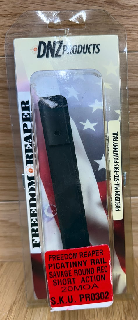 DNZ Freedom Reaper Picatinny Rail Savage REC Short Action 20MOA: See Picture for Details. Ask any questions before bidding as all sales are final. If you bid, you own itâ€¦