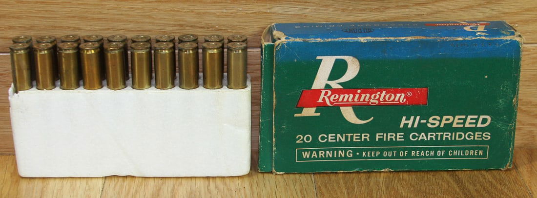 Remington Hi-Speed 20 Centerfire Cartridge 7mm Mauser (1 of 2)