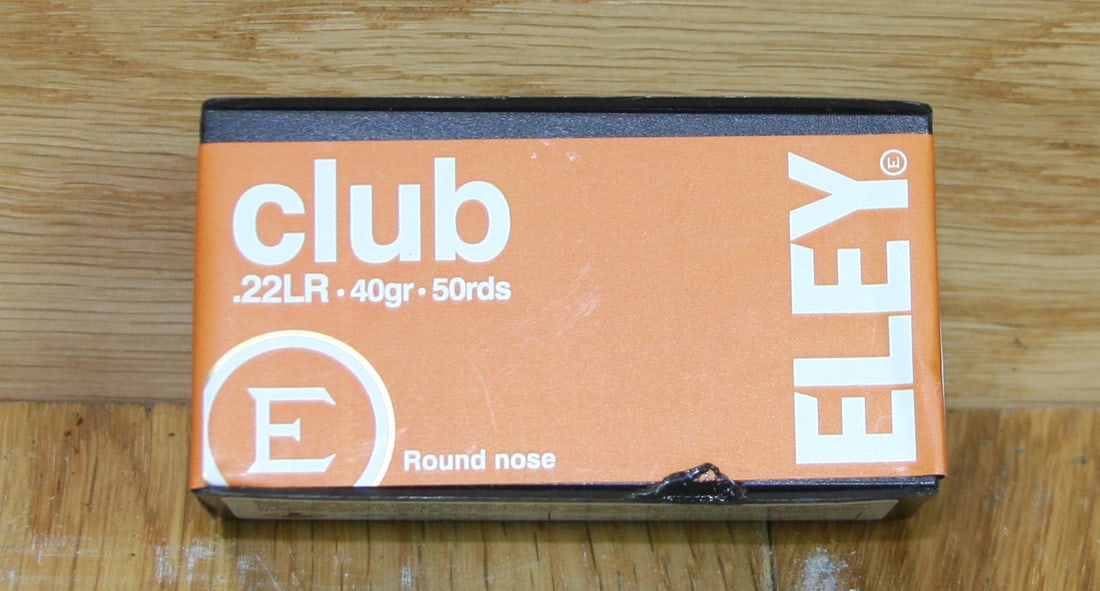 #2 ELEY CLUB .22LR 40gr Round Nose - 2 (1 of 2)