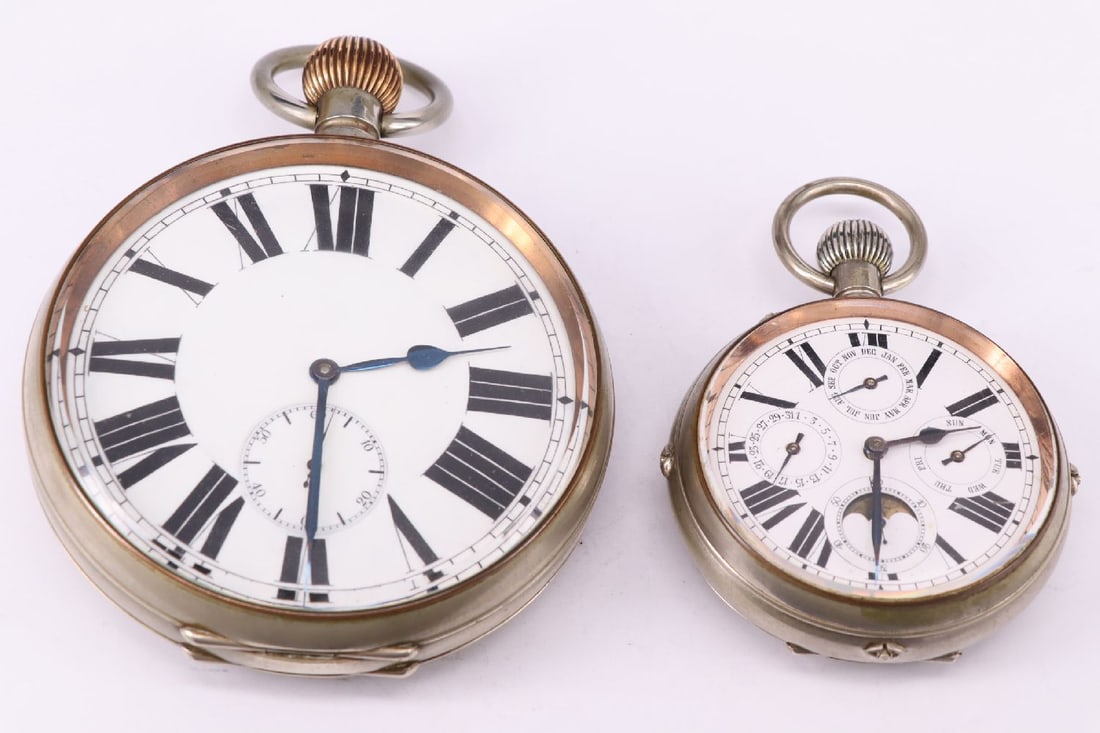 2 large pocket watches or railway watches (1 of 5)