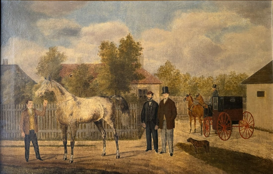 Unknown artist, Horse trade, 1st half of the 19th c. (1 of 7)