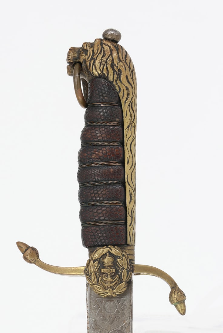Navy boatswain's dagger, Great Britain, around 1900 (1 of 8)