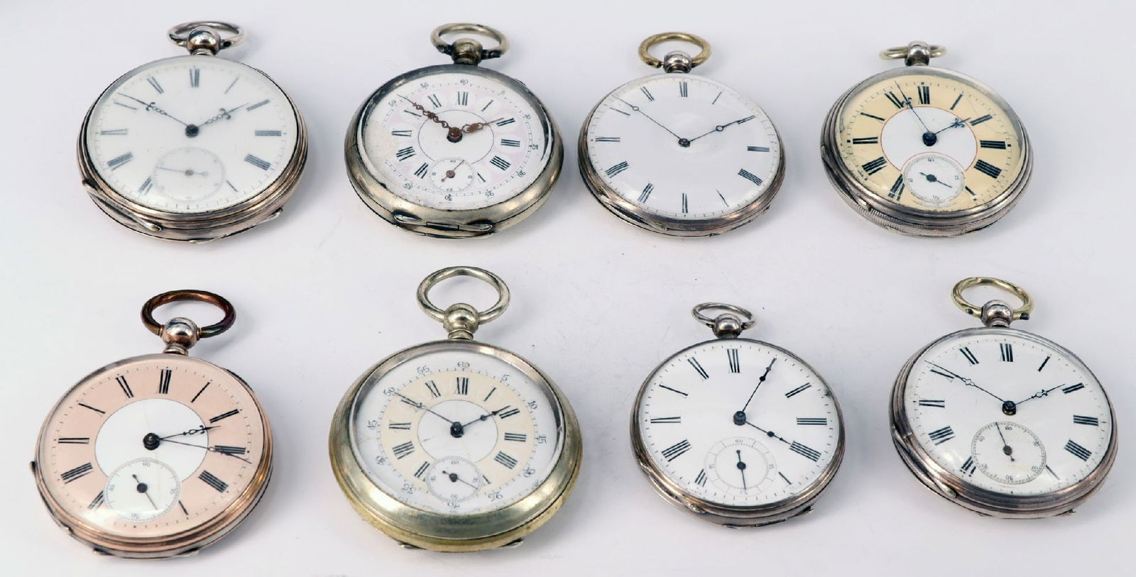 Lot of 8 pocket watches, second half 19th c. (1 of 20)