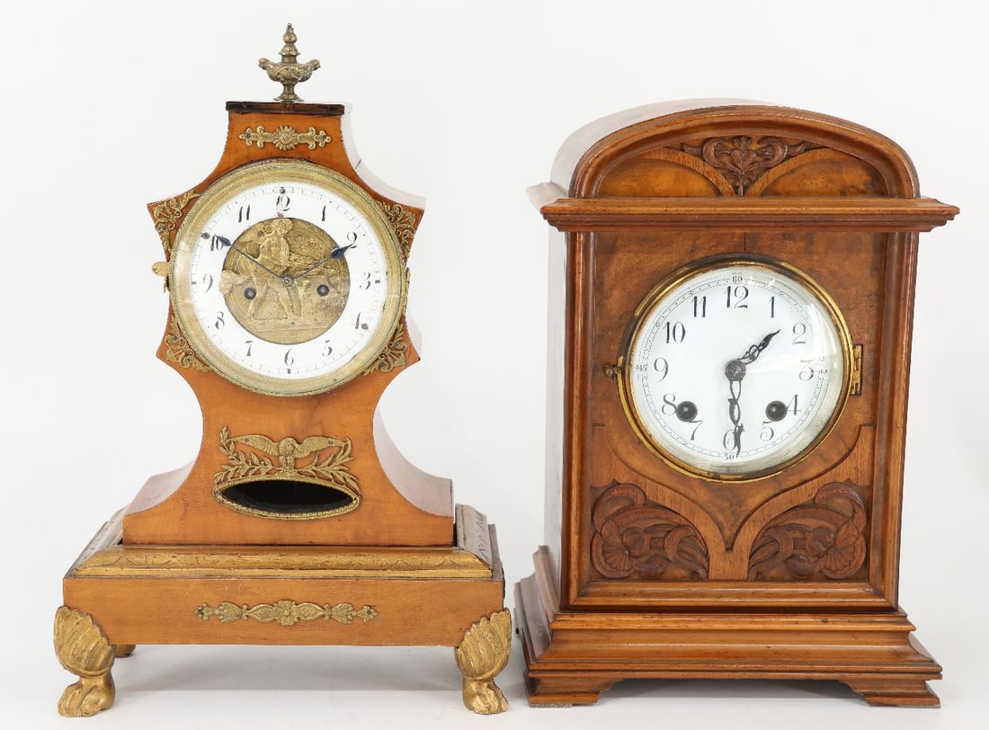 2 mantel clocks, classicism and later, clocks run (1 of 13)