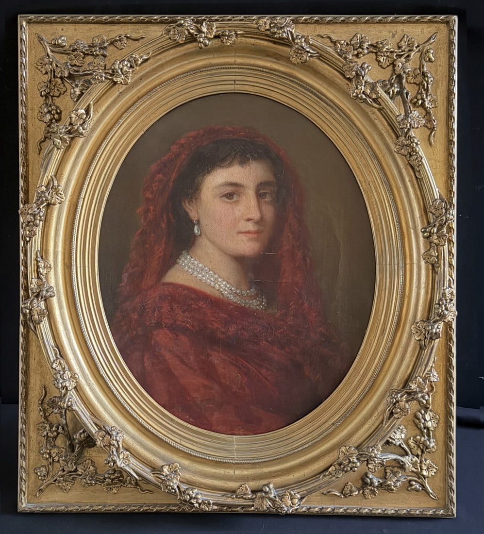 Philipp ARONS (1821-1902). Portrait of a beauty. (1 of 4)