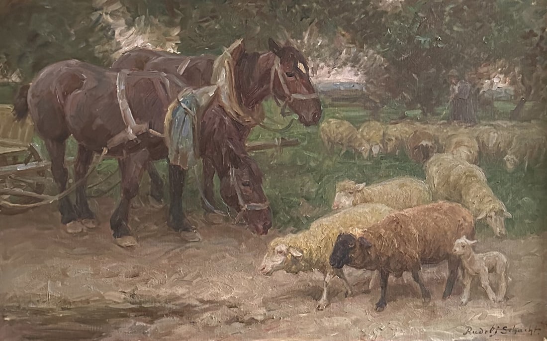 Evening in the country. (1 of 8)