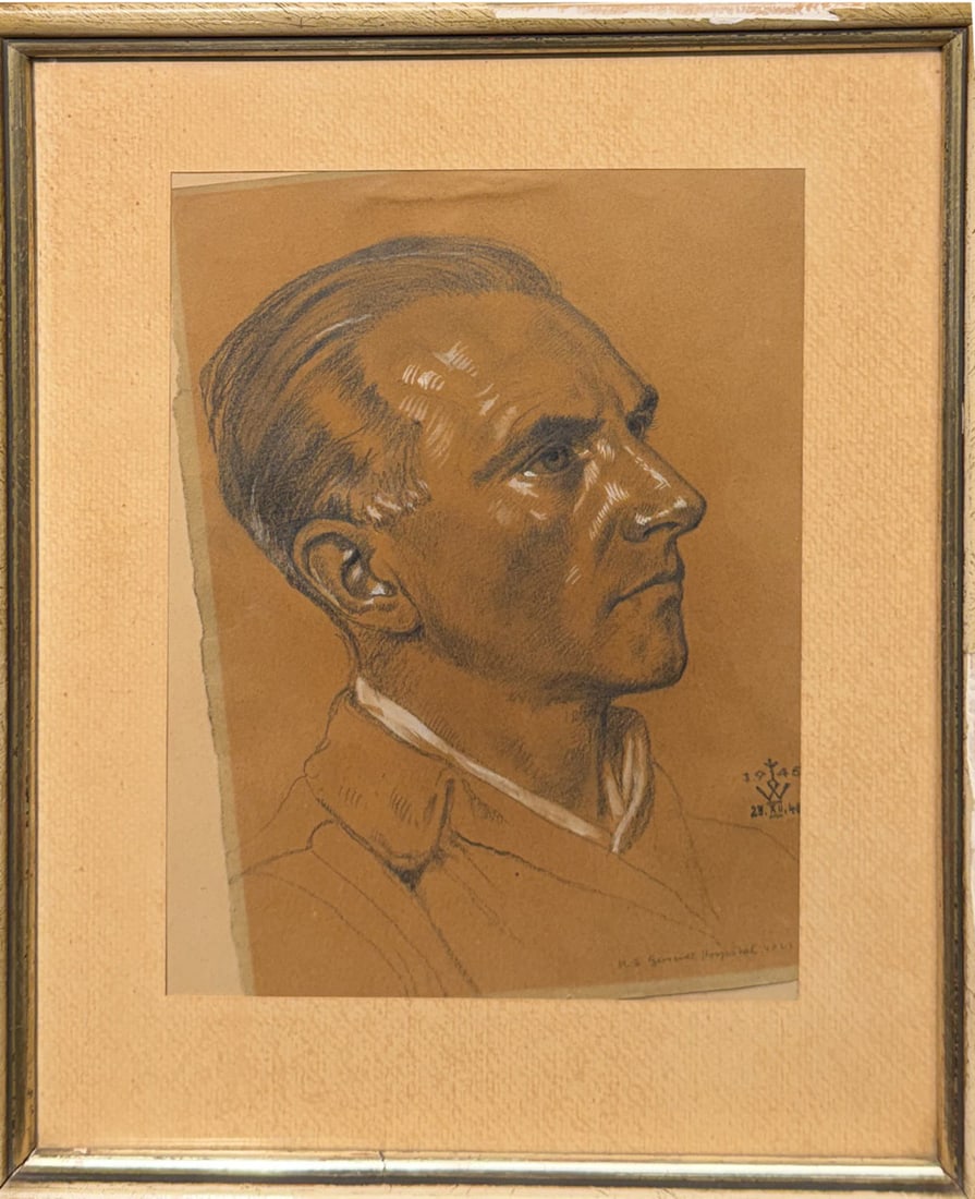 Wolfgang Willrich. Portrait of an American officer (1 of 6)