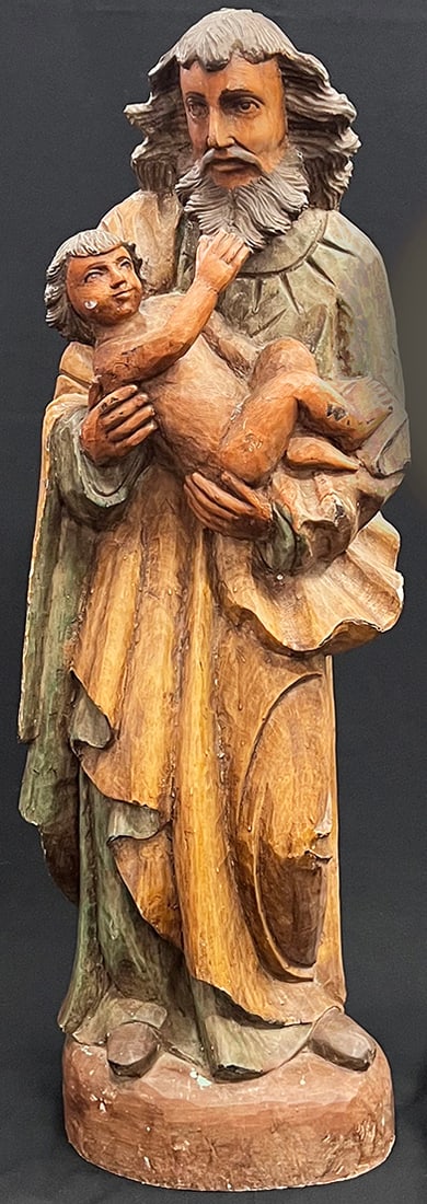South German, c. 1860, Joseph with the boy Jesus (1 of 5)