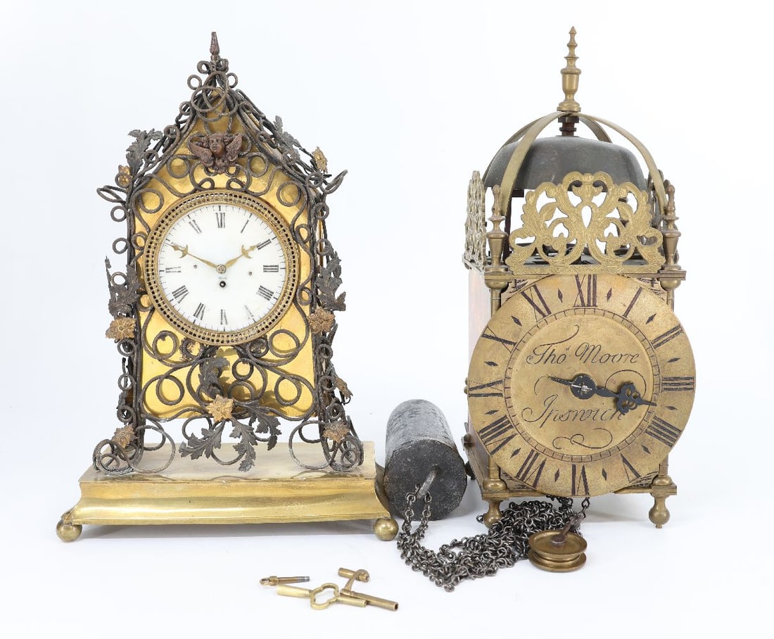 2 clocks, running, signs of age (1 of 10)