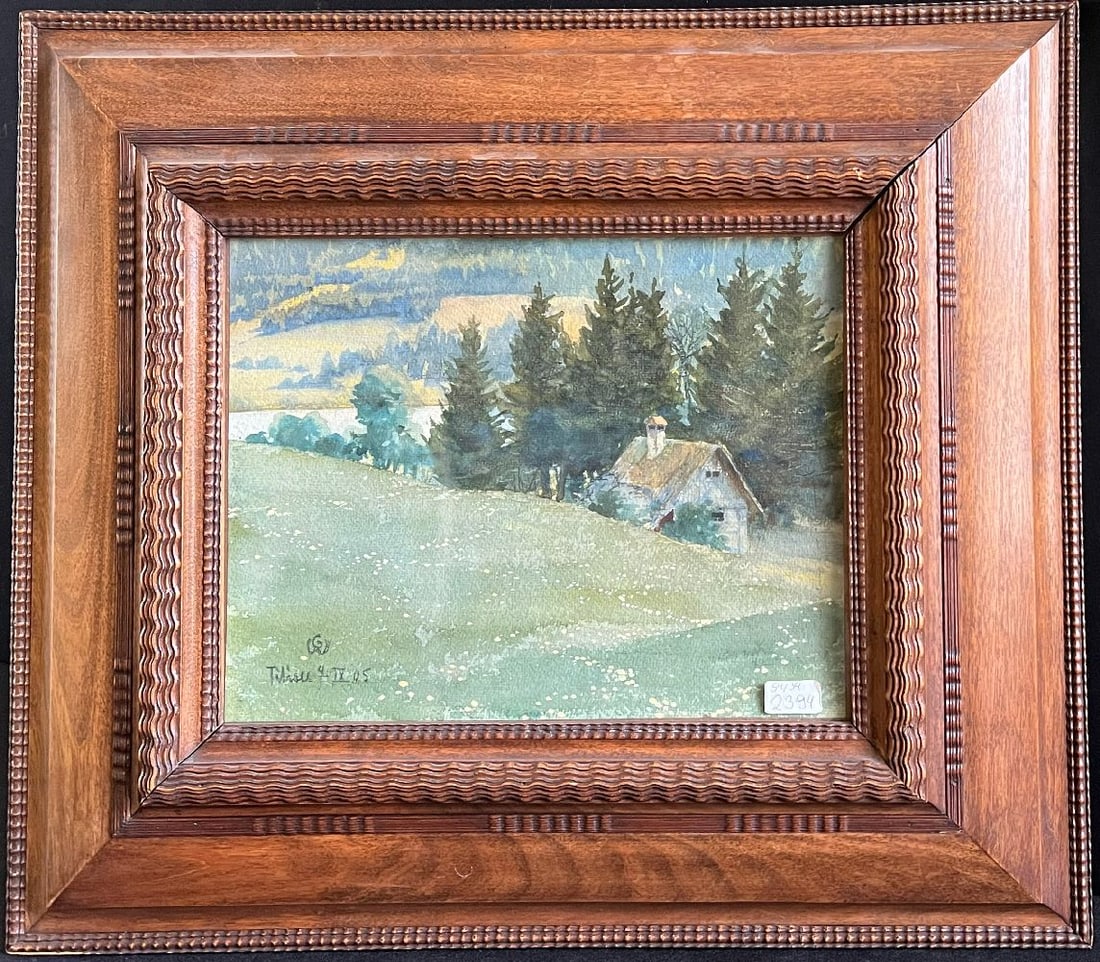 Gustav Wiethüchter (1873–1946), At Lake Titisee, (1 of 5)