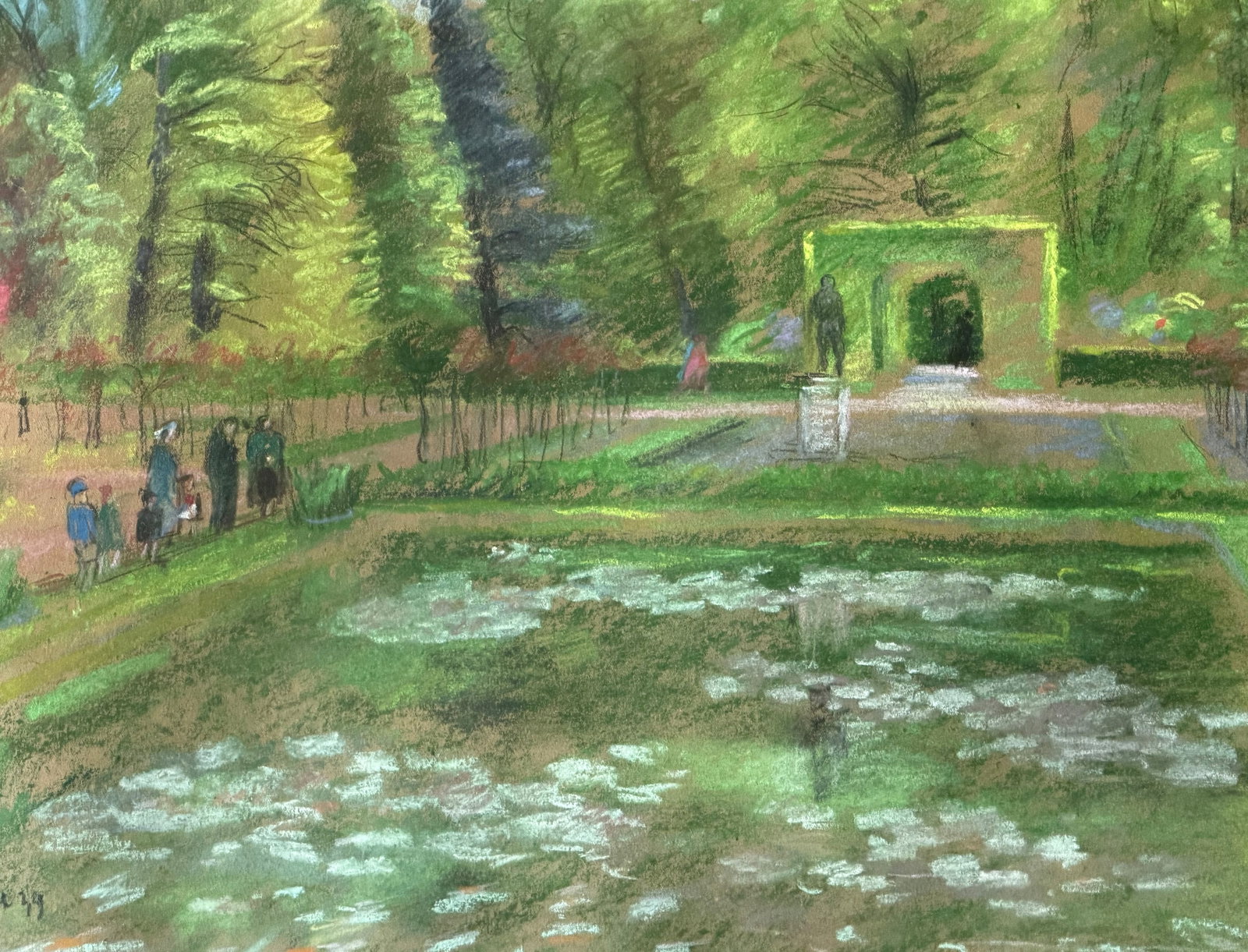 Otto NAGEL (1894–1967), 2 park landscapes, both signe - 9