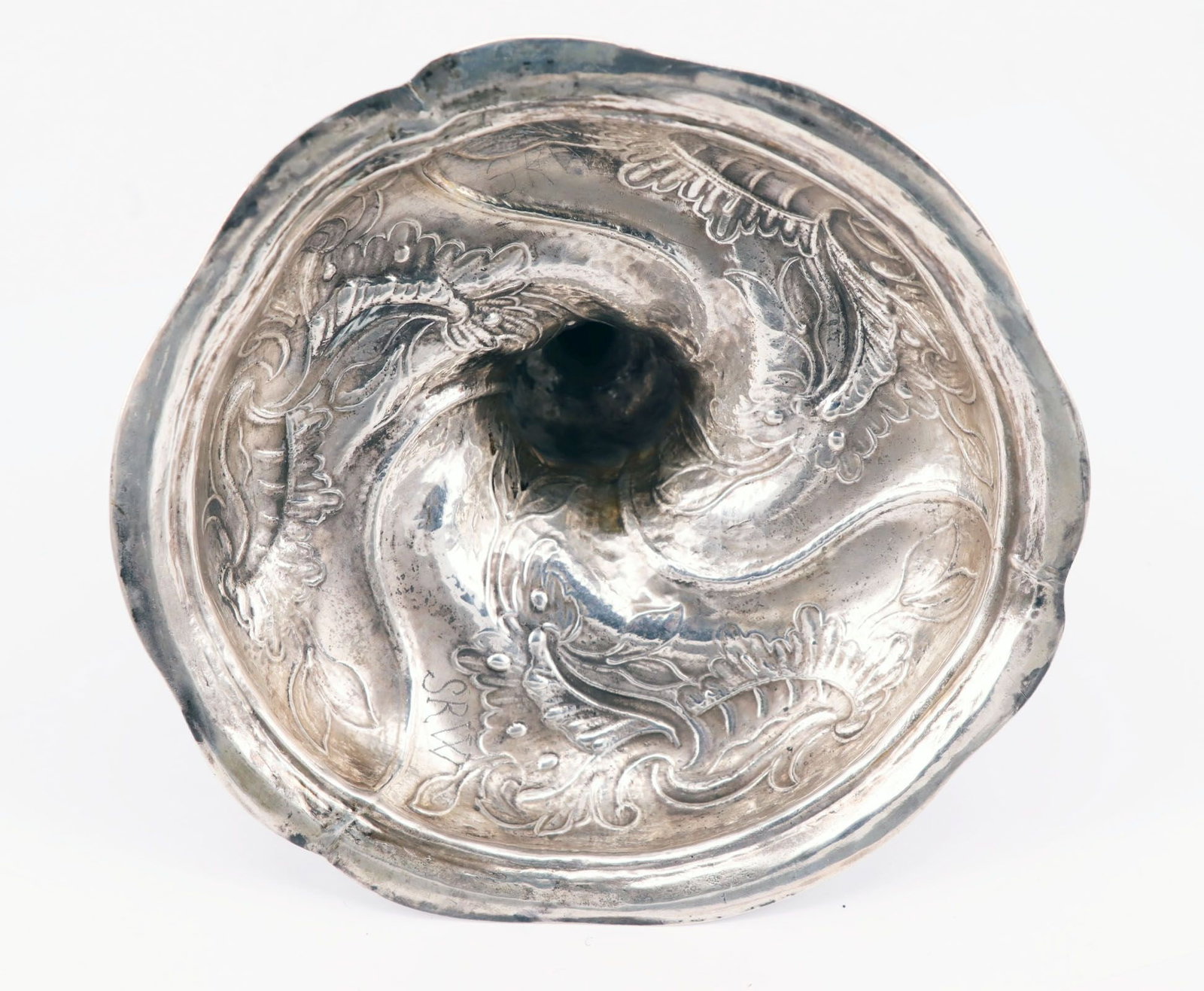 Probably Augsburg, 18th century, candlestick, silver - 3
