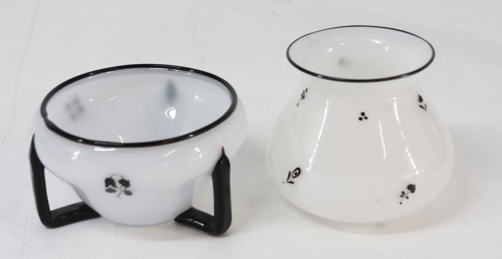 In the style of Dagobert Peche, handled bowl and vase (1 of 3)
