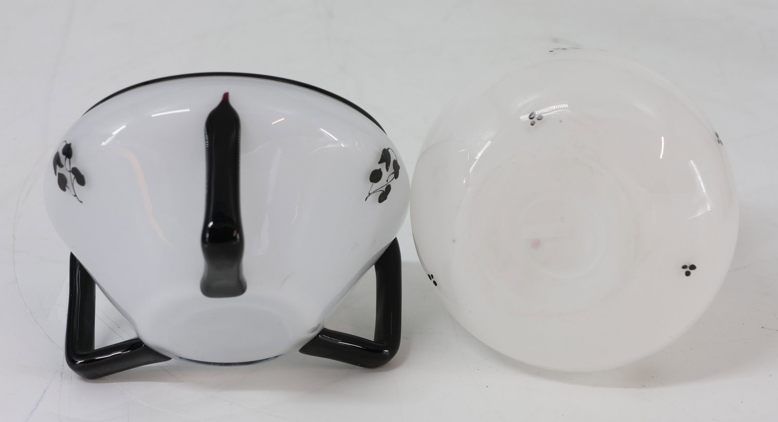 In the style of Dagobert Peche, handled bowl and vase - 3