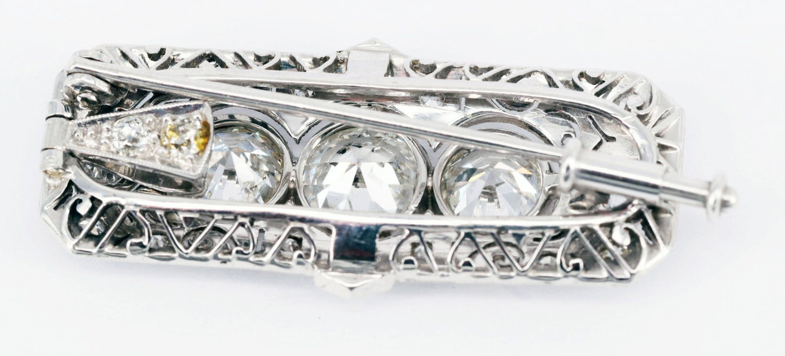 Pendant / brooch, 750 white gold (tested), 5.88 g - 2