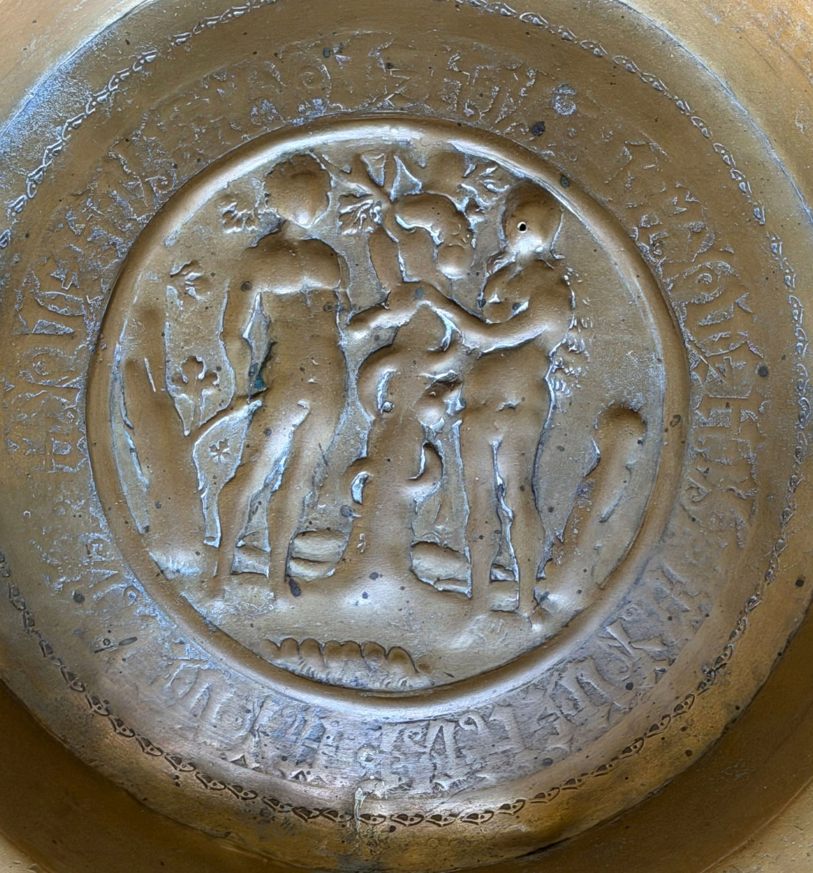 4 cymbal bowls, probably Nuremberg, 17th–18th century - 5