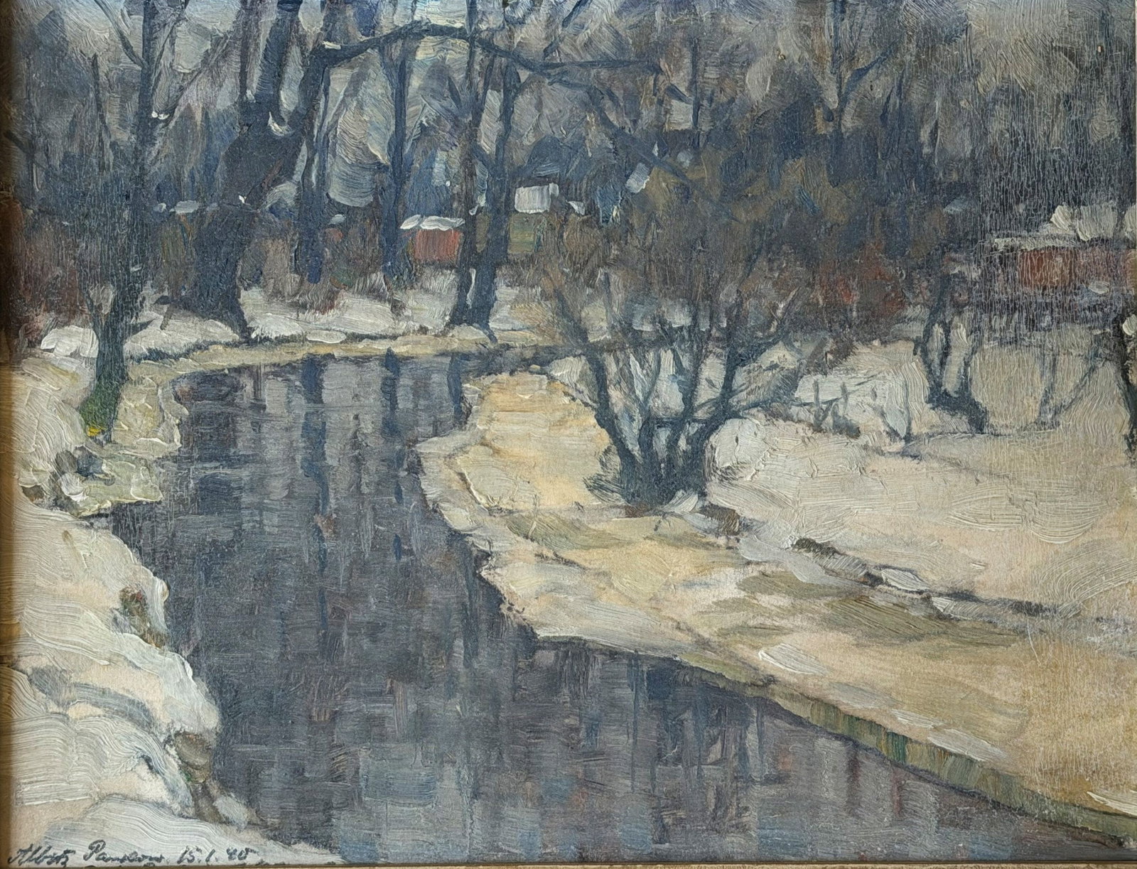 Richard ALBITZ (1876–1954), 2 winter landscapes: - 2