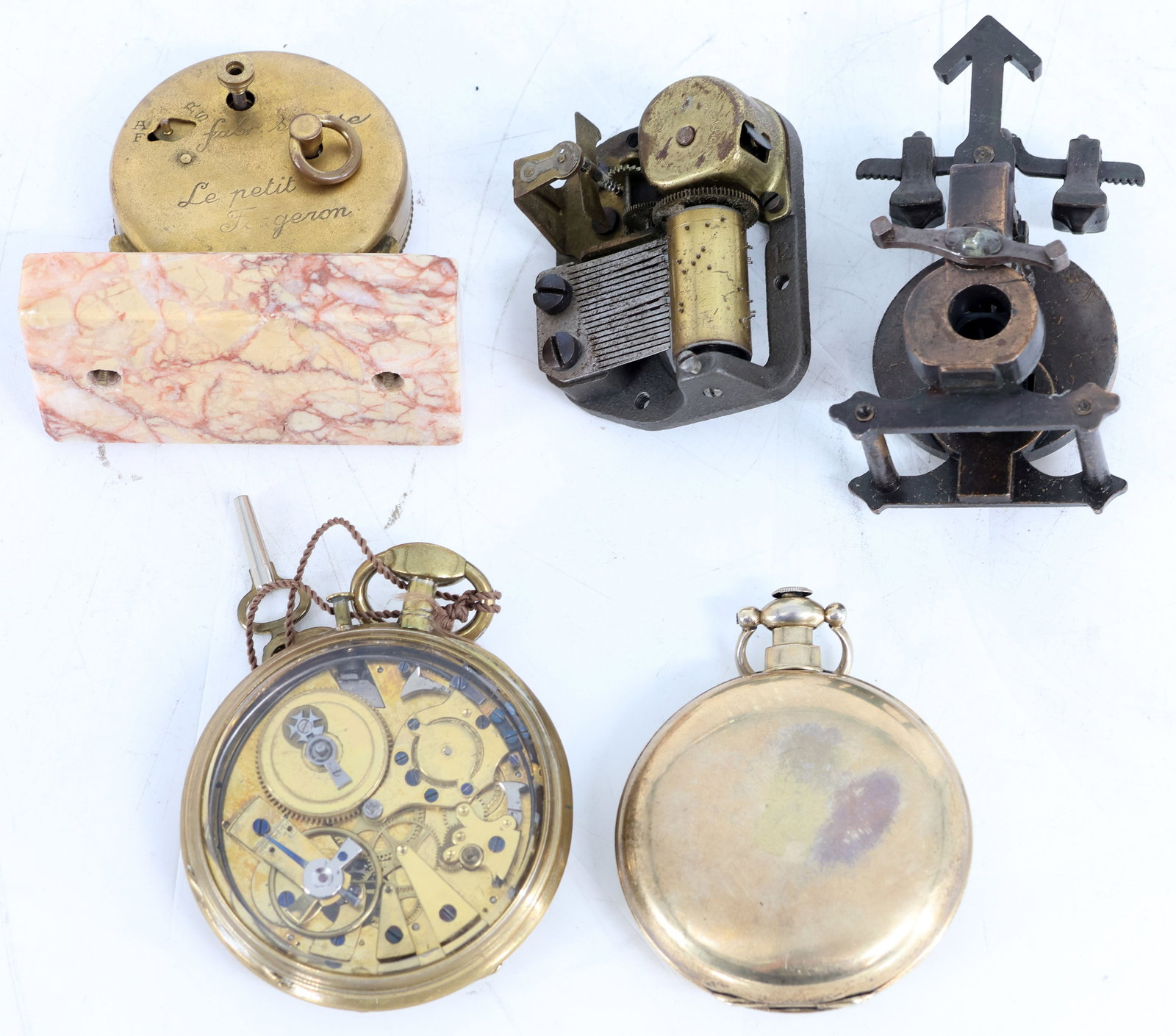Assortment of small clocks; movements not tested, - 3
