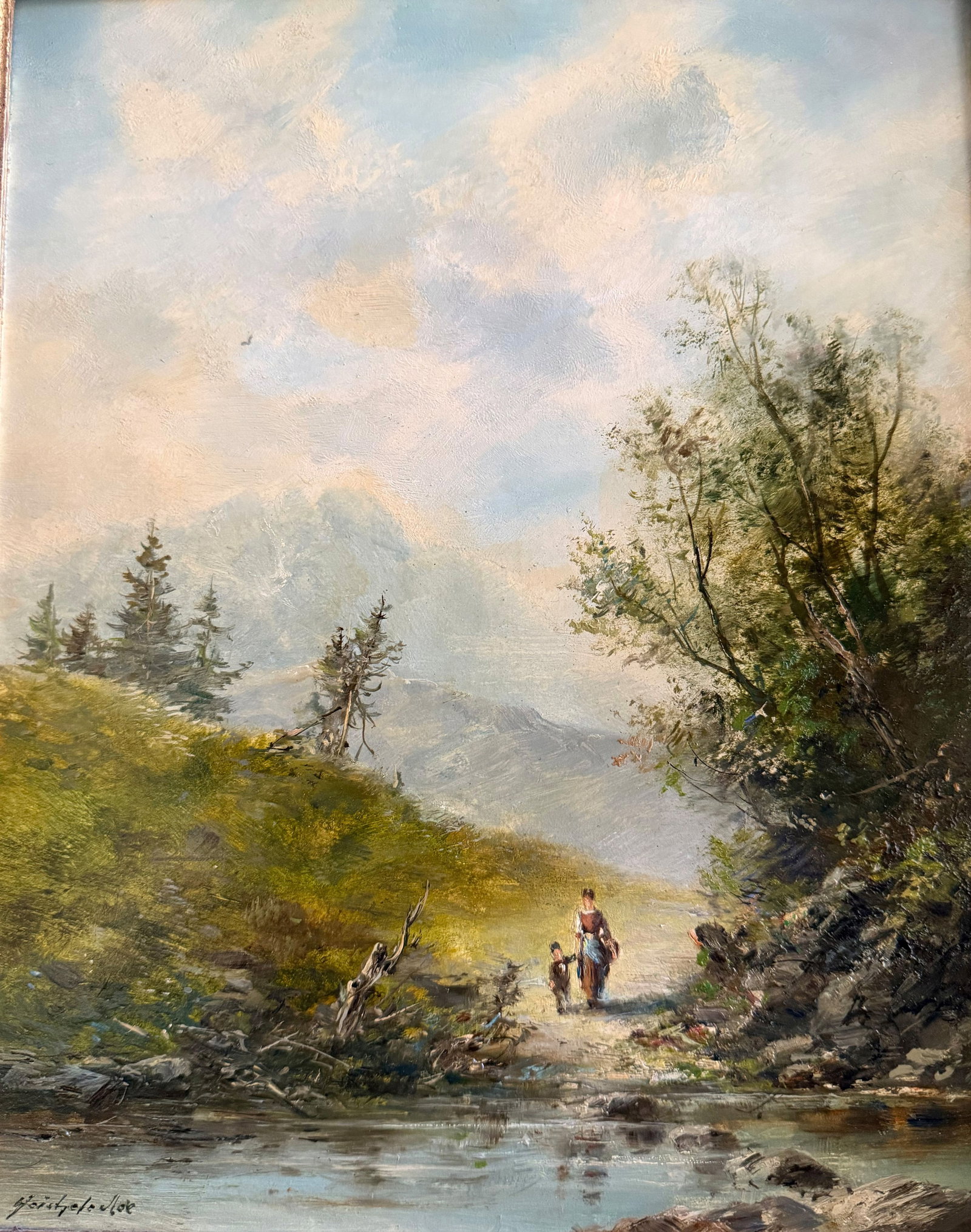 Max HEICHELE (1930–1979), two landscapes, - 3