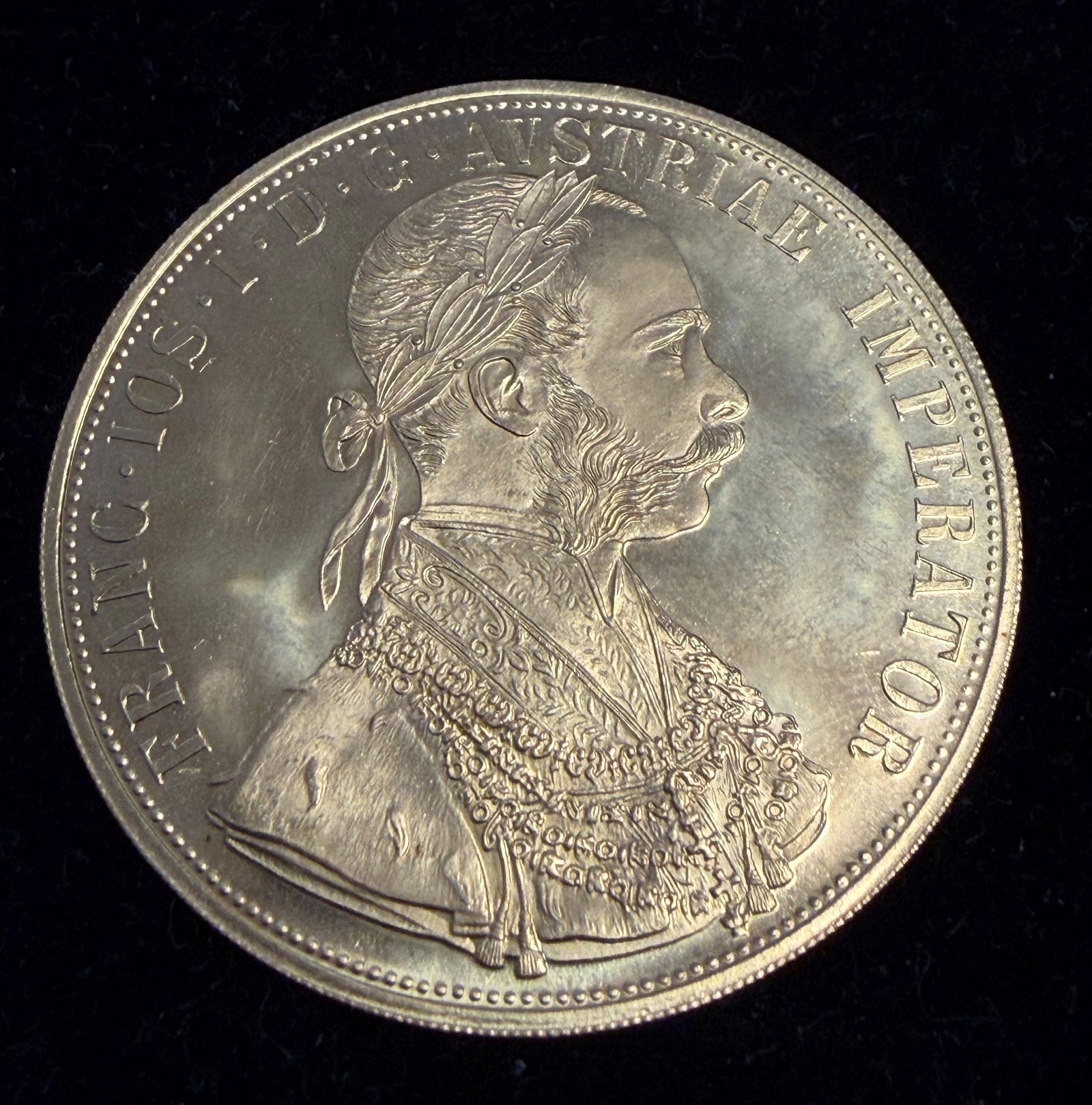 4-ducat gold coin Austria - 2