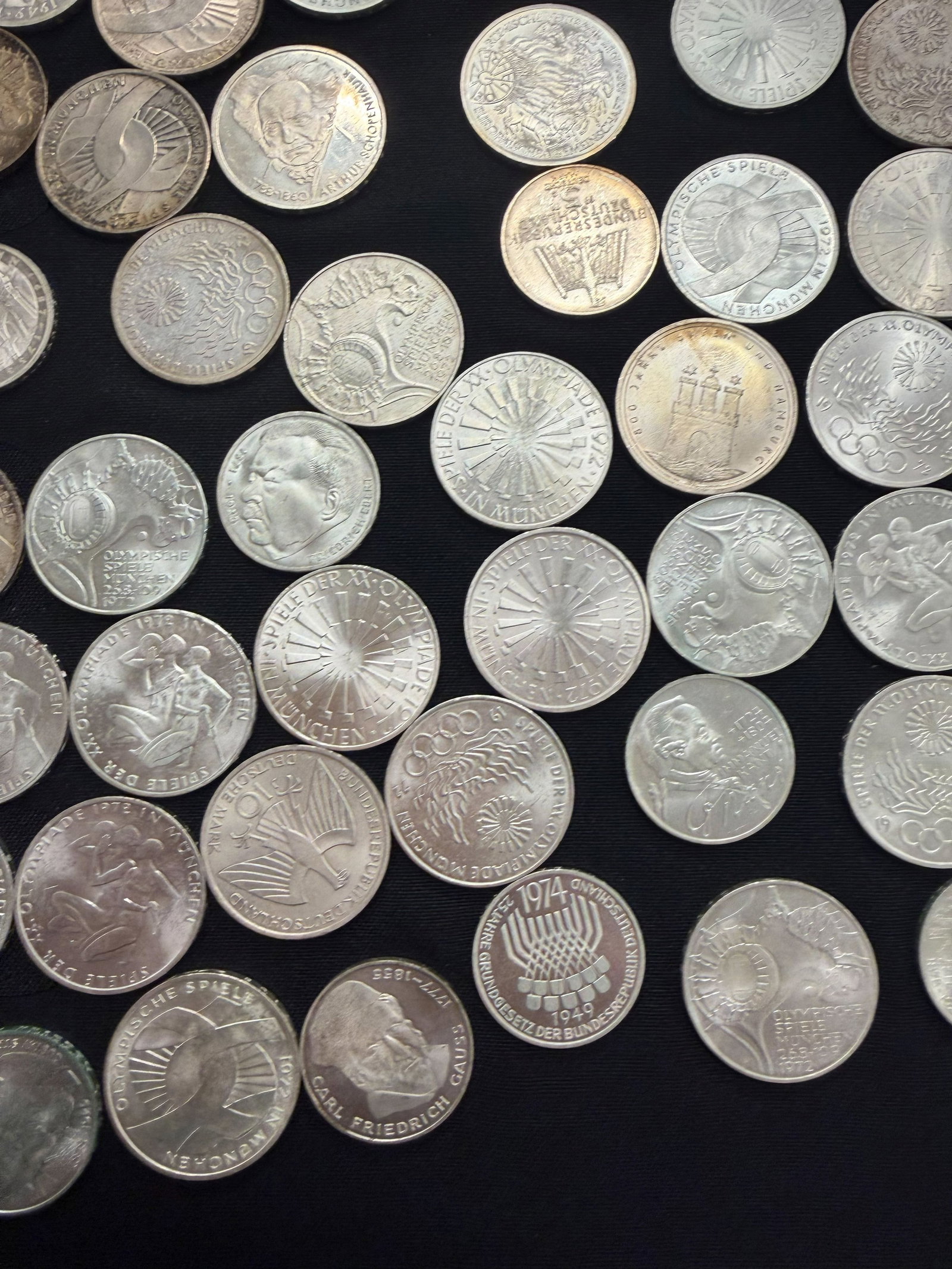 German Mark coins - 2