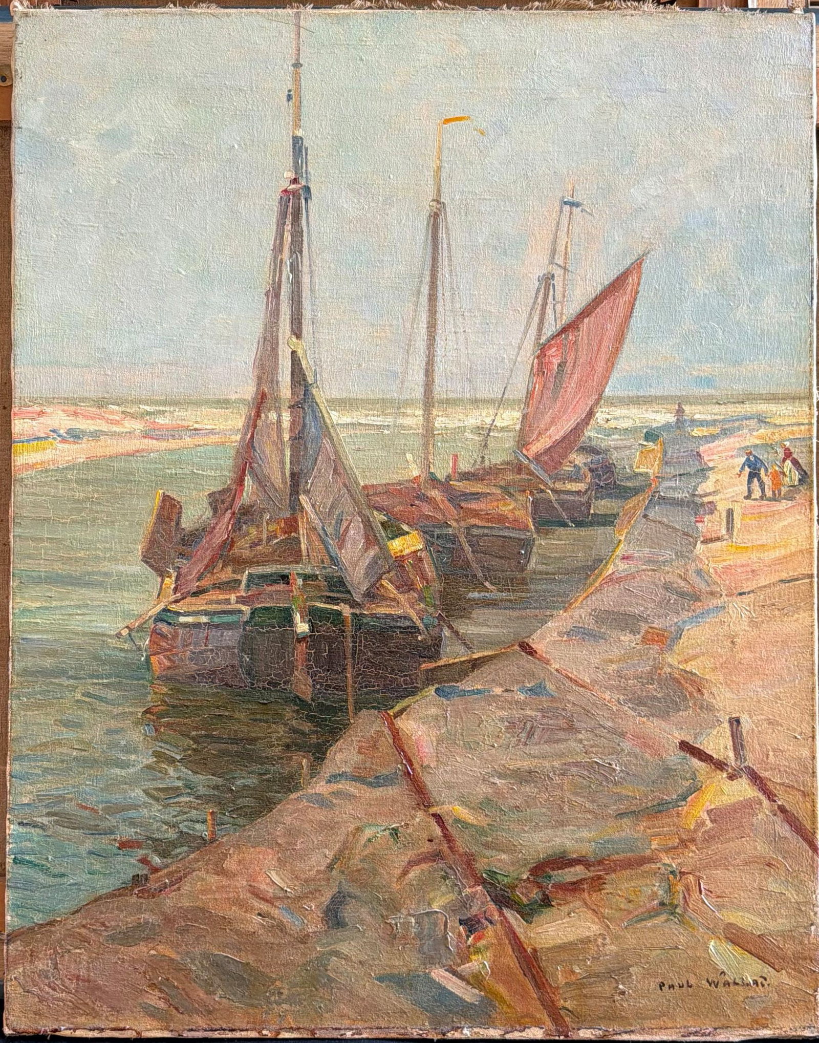 Paul WALLAT Collection, 3 paintings - 6