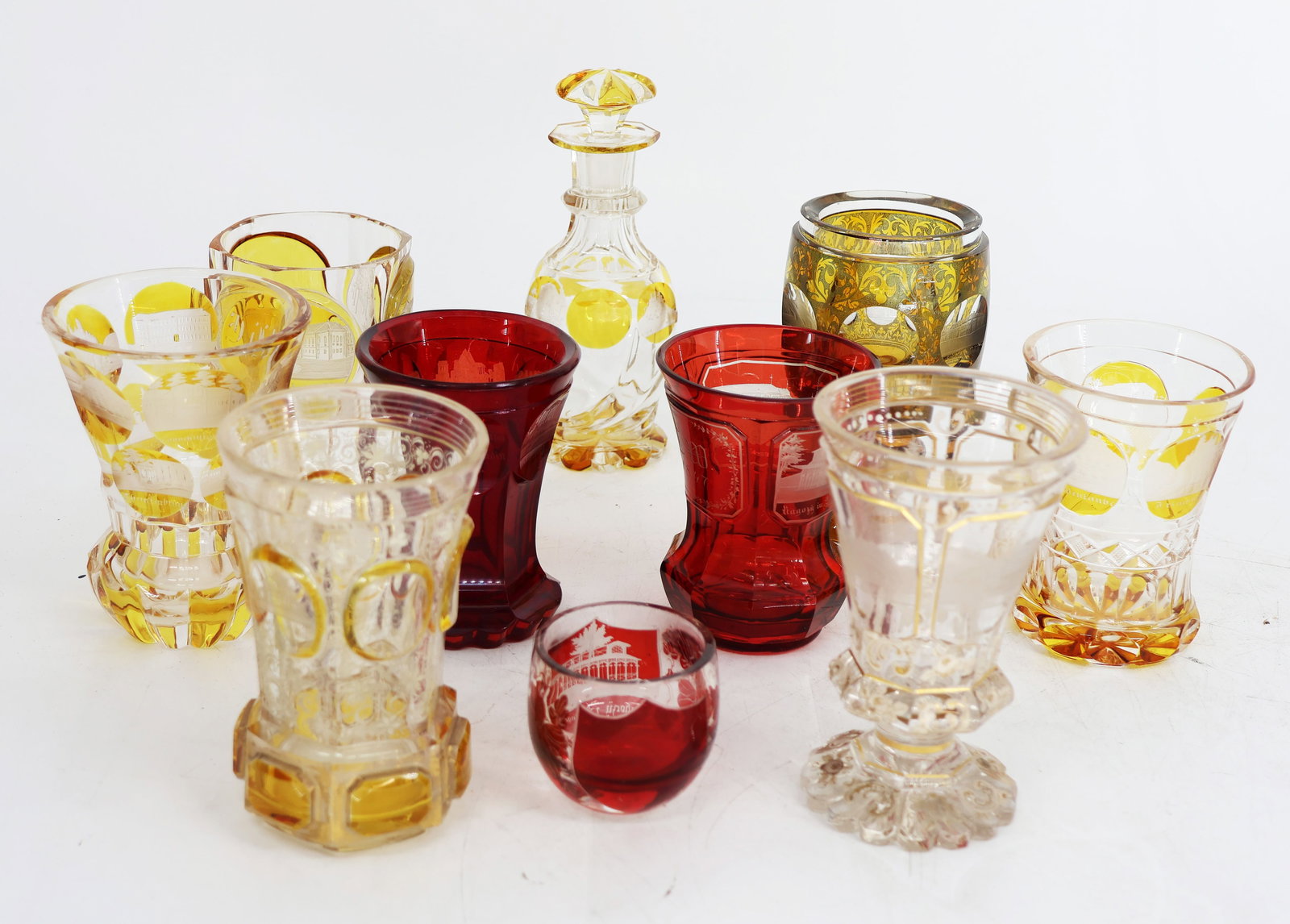 Bath glasses and Ranft cups, also known as friendship - 8