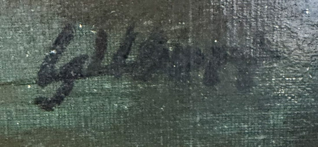 Unknown artist, Landscape with river and mountains, - 2