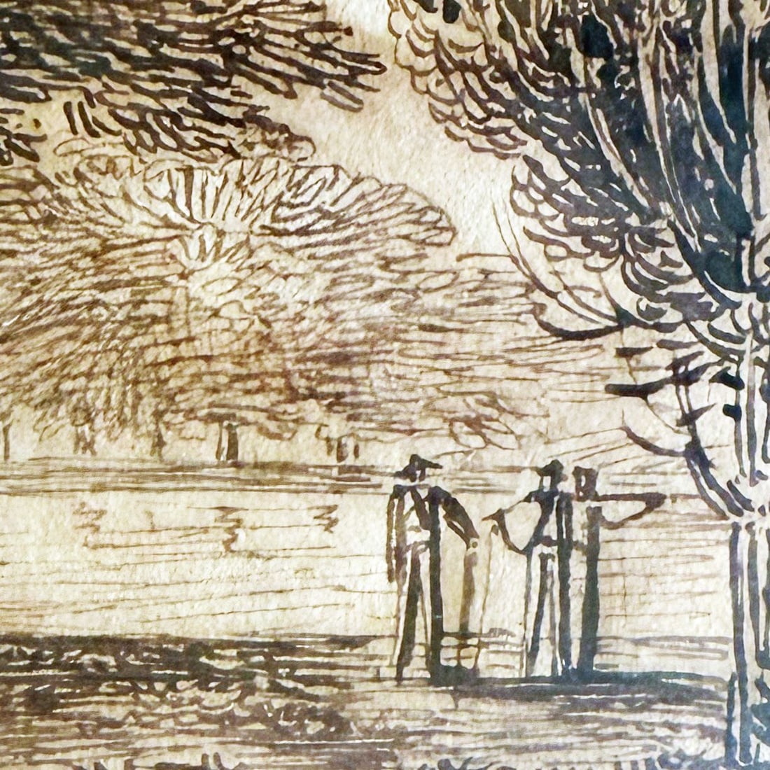 Schinkel, park scene - 8