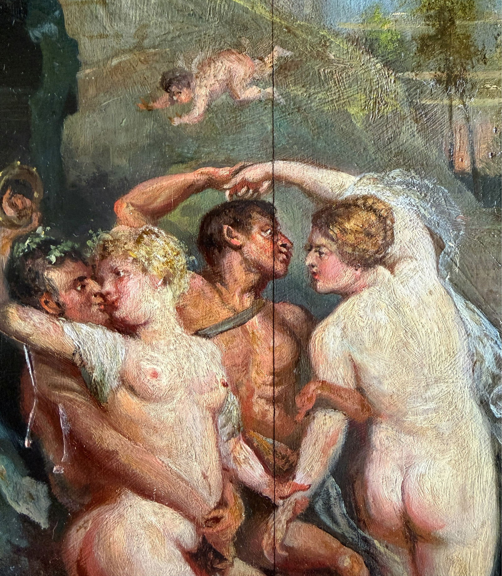 Unknown artist, copy after Rubens of a Bacchic scene - 6