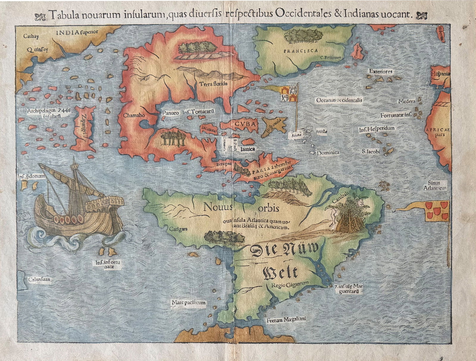 “Die Nüw Welt” (The New World), Tabula novarum insula - 7