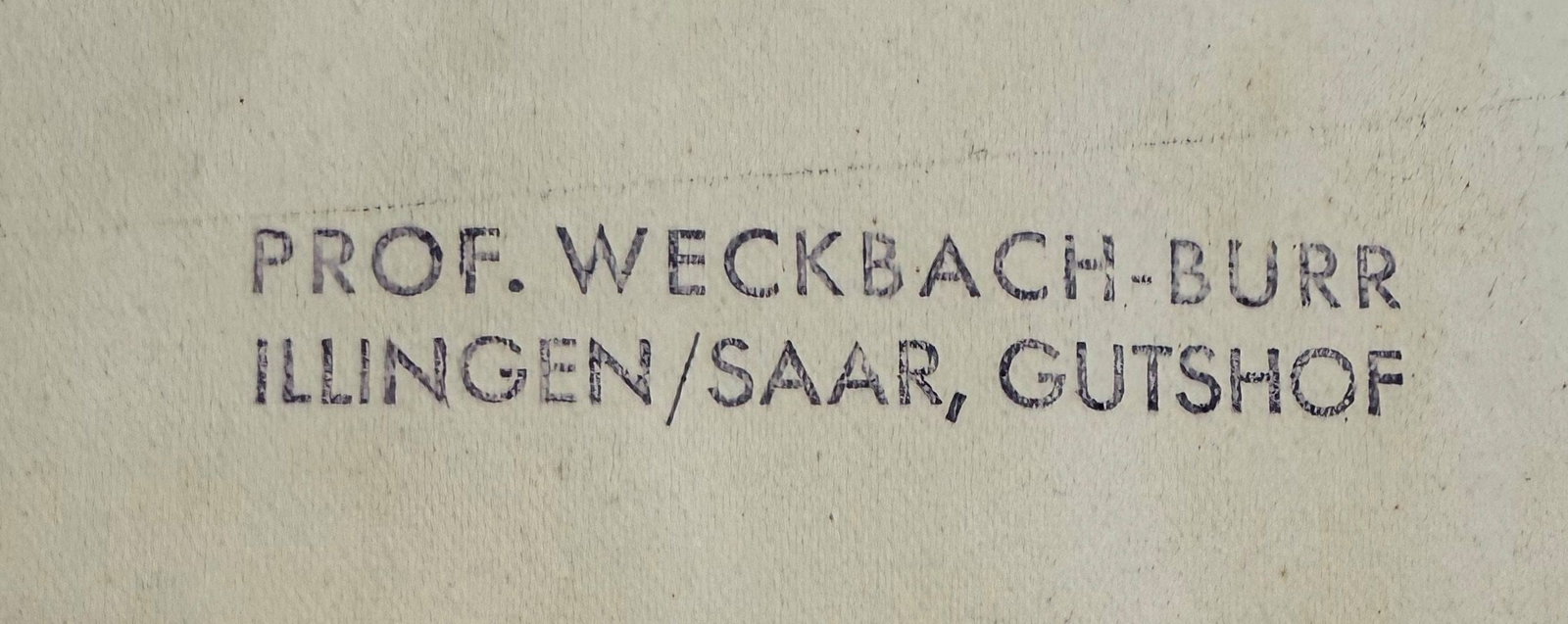 Georg WECKBACH-BURR - 3