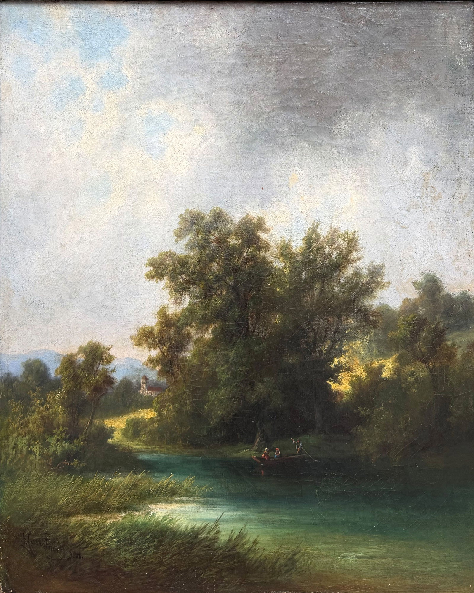 Unknown artist, second half of the 19th c., landscape - 2