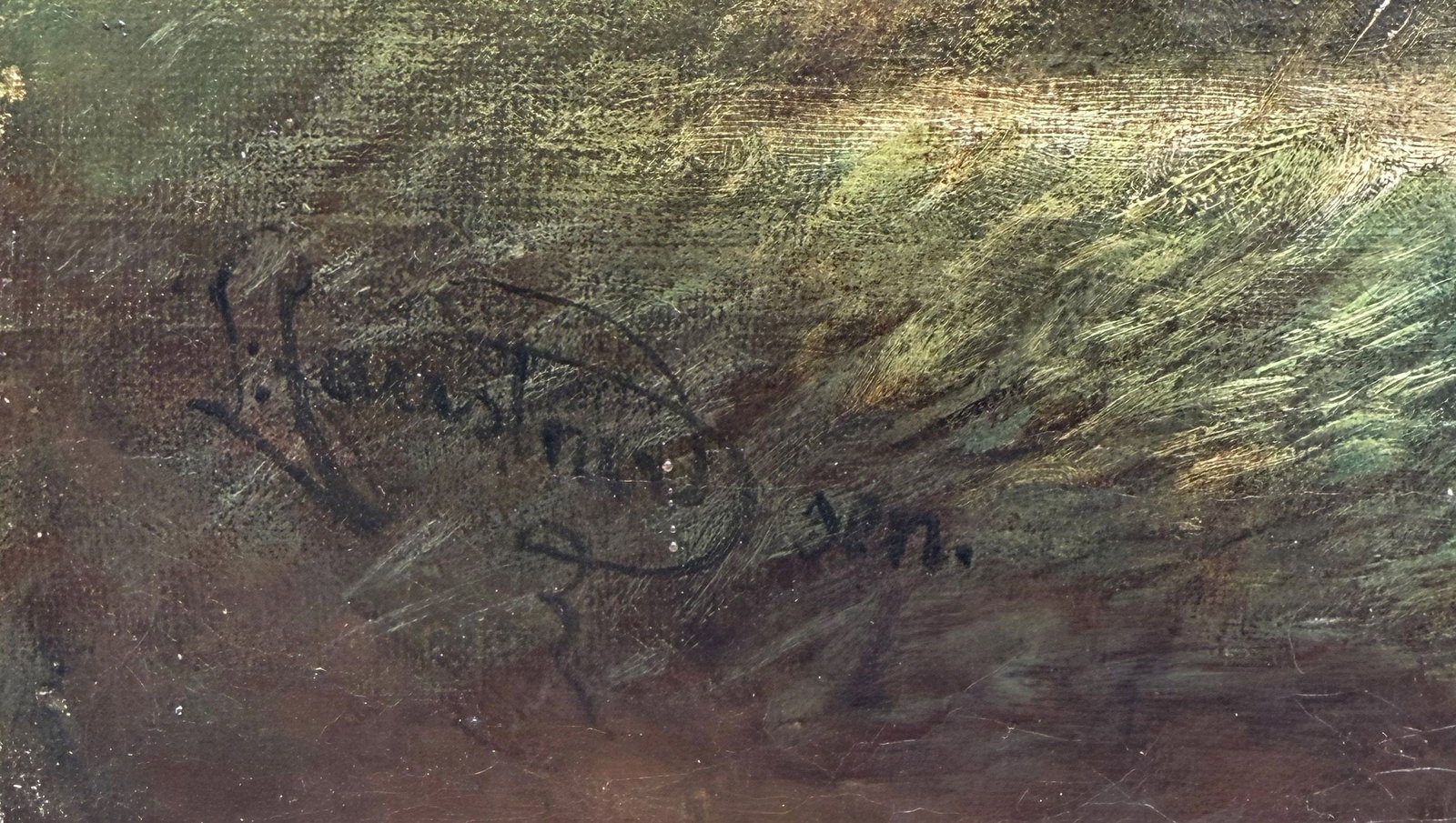 Unknown artist, second half of the 19th c., landscape - 4