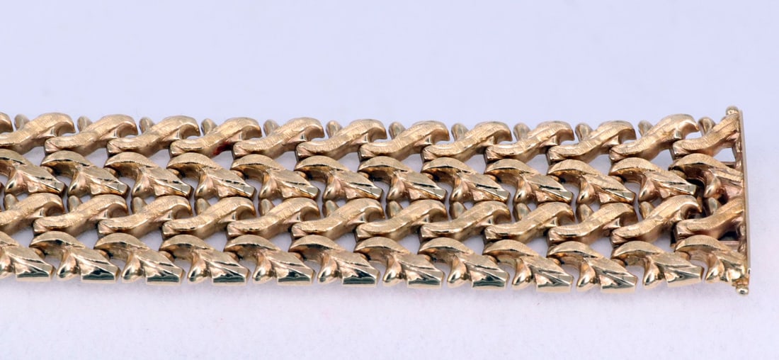Bracelet, 14K yellow gold, 47.32 - 3
