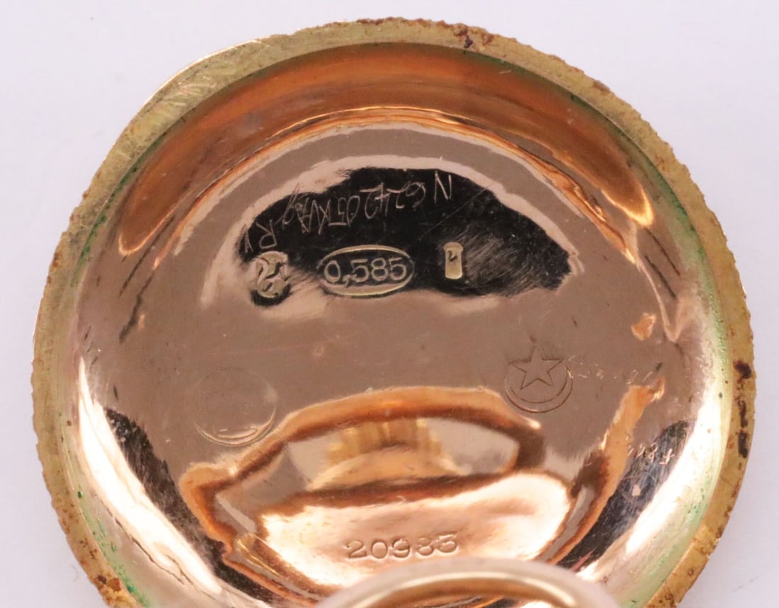 Formal watch or ladies' pocket watch, 585 rose gold, - 3