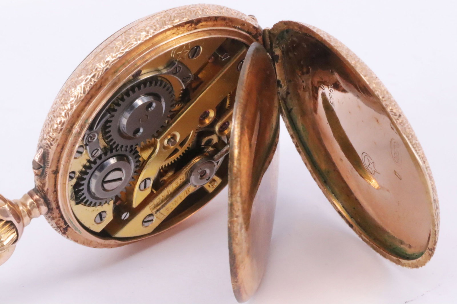 Formal watch or ladies' pocket watch, 585 rose gold, - 5