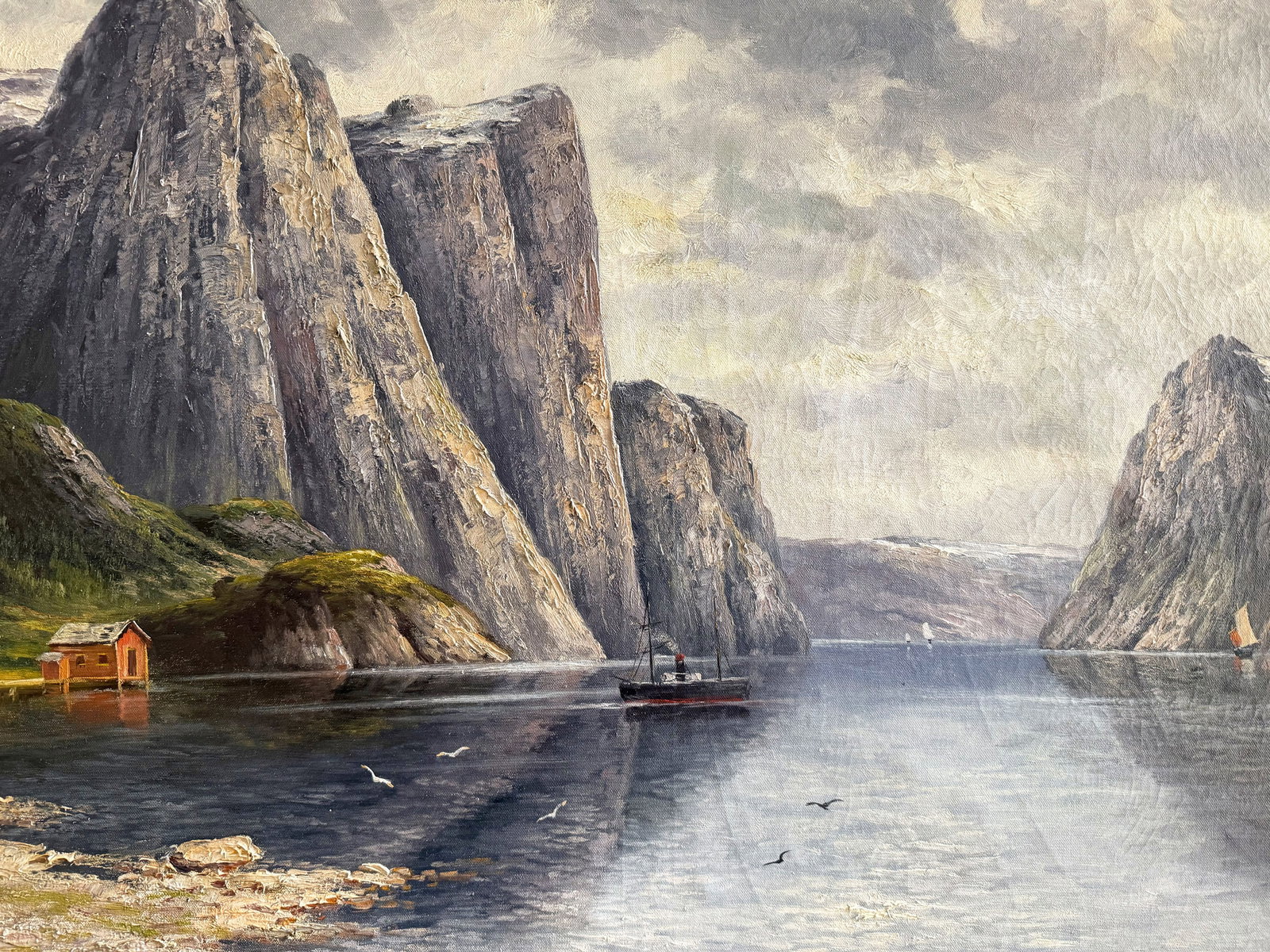 Karl KAUFMANN (1843–1902/05), Fjord Landscape - 4