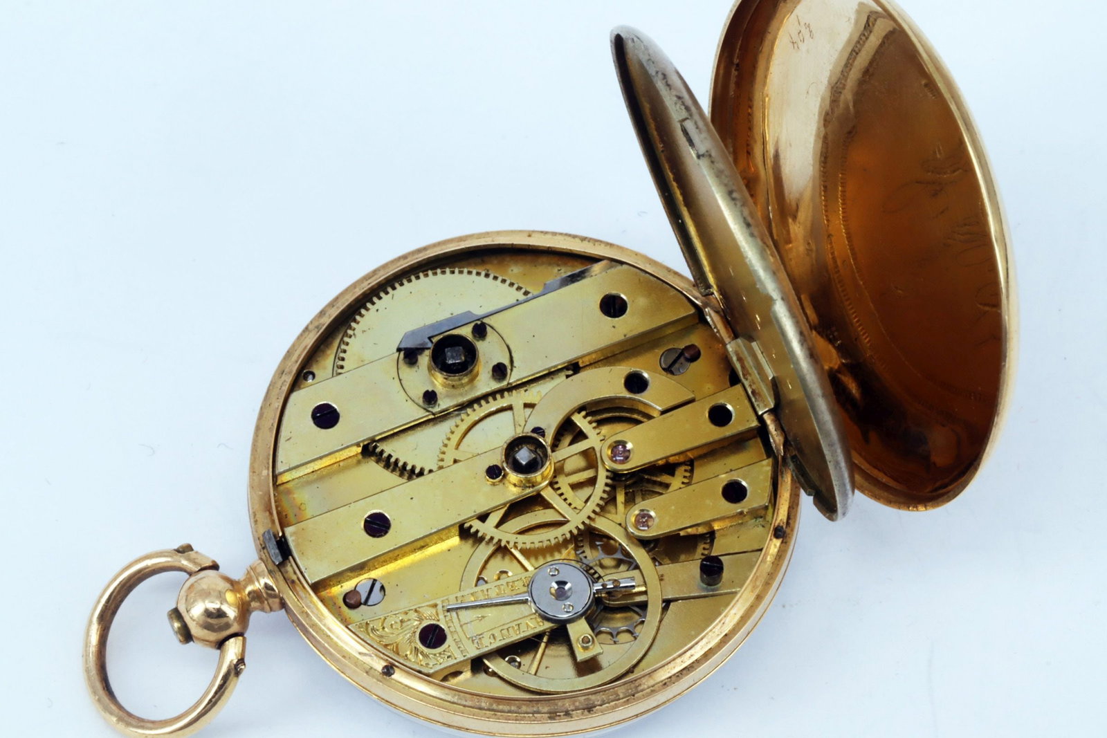 2 pocket watches, both watches start running - 2