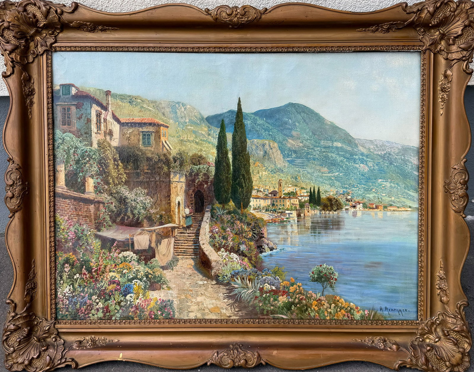 ARNEGGER. Italian Coastal Landscape - 4