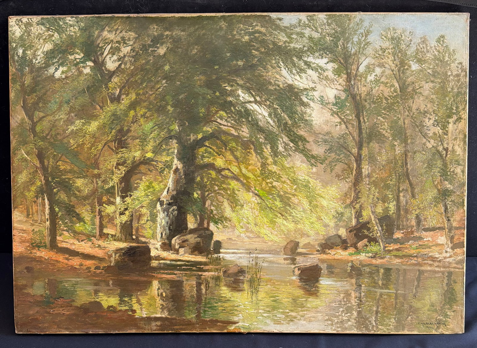 Fritz HALBERG-KRAUSS. Water in the Forest - 4