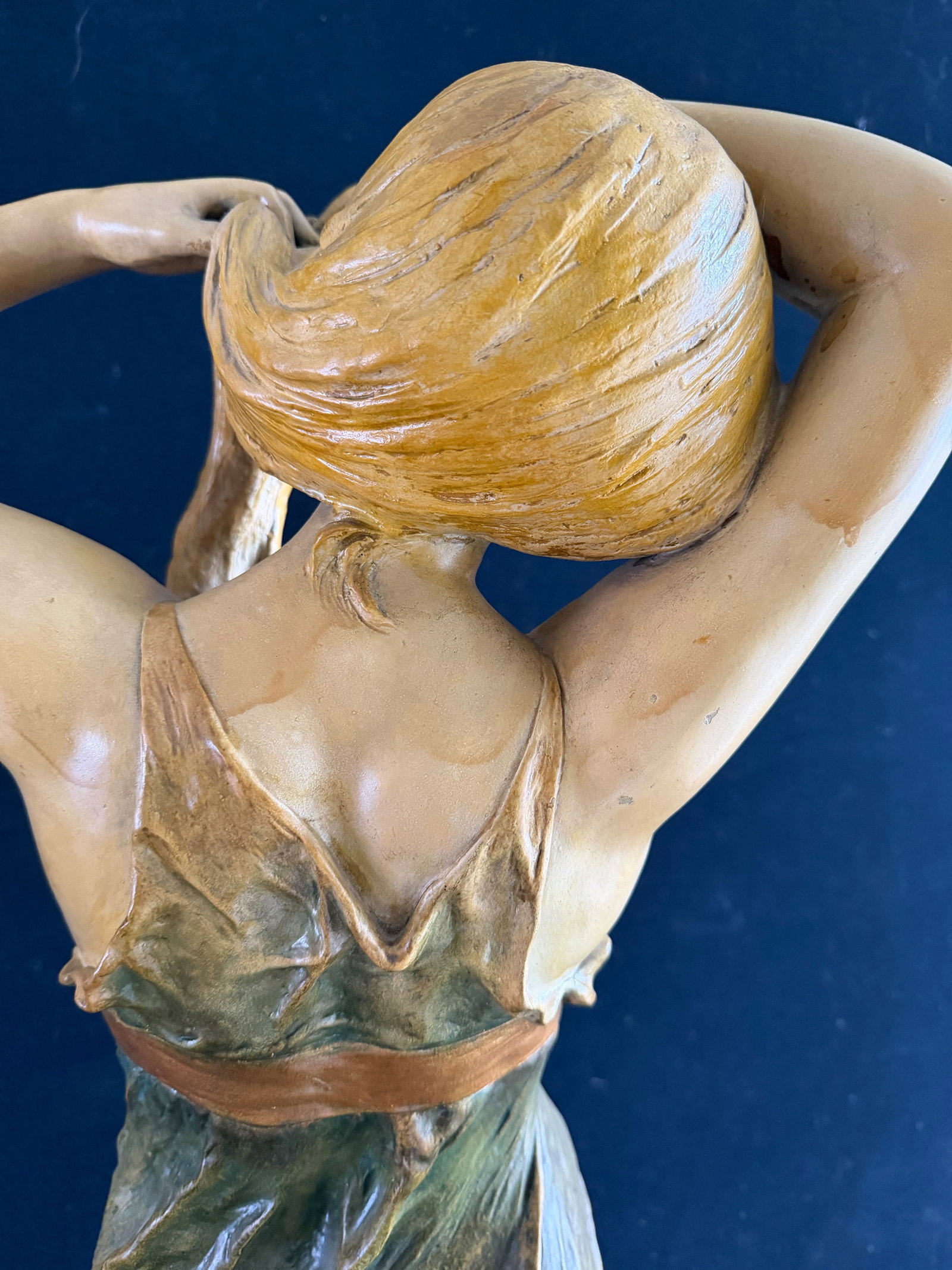 Art Nouveau, Young Woman in a Flowing Dress, - 8