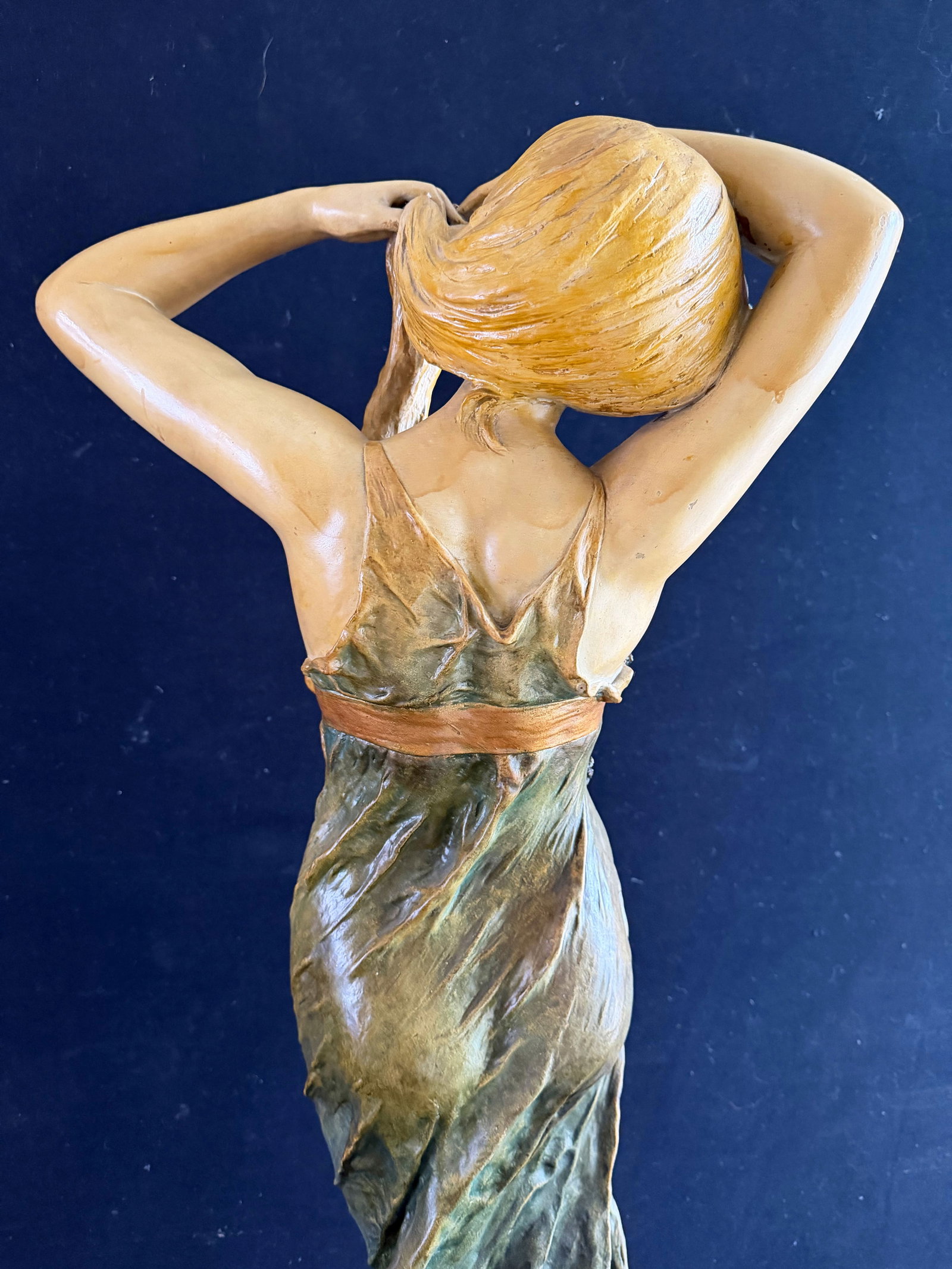 Art Nouveau, Young Woman in a Flowing Dress, - 9