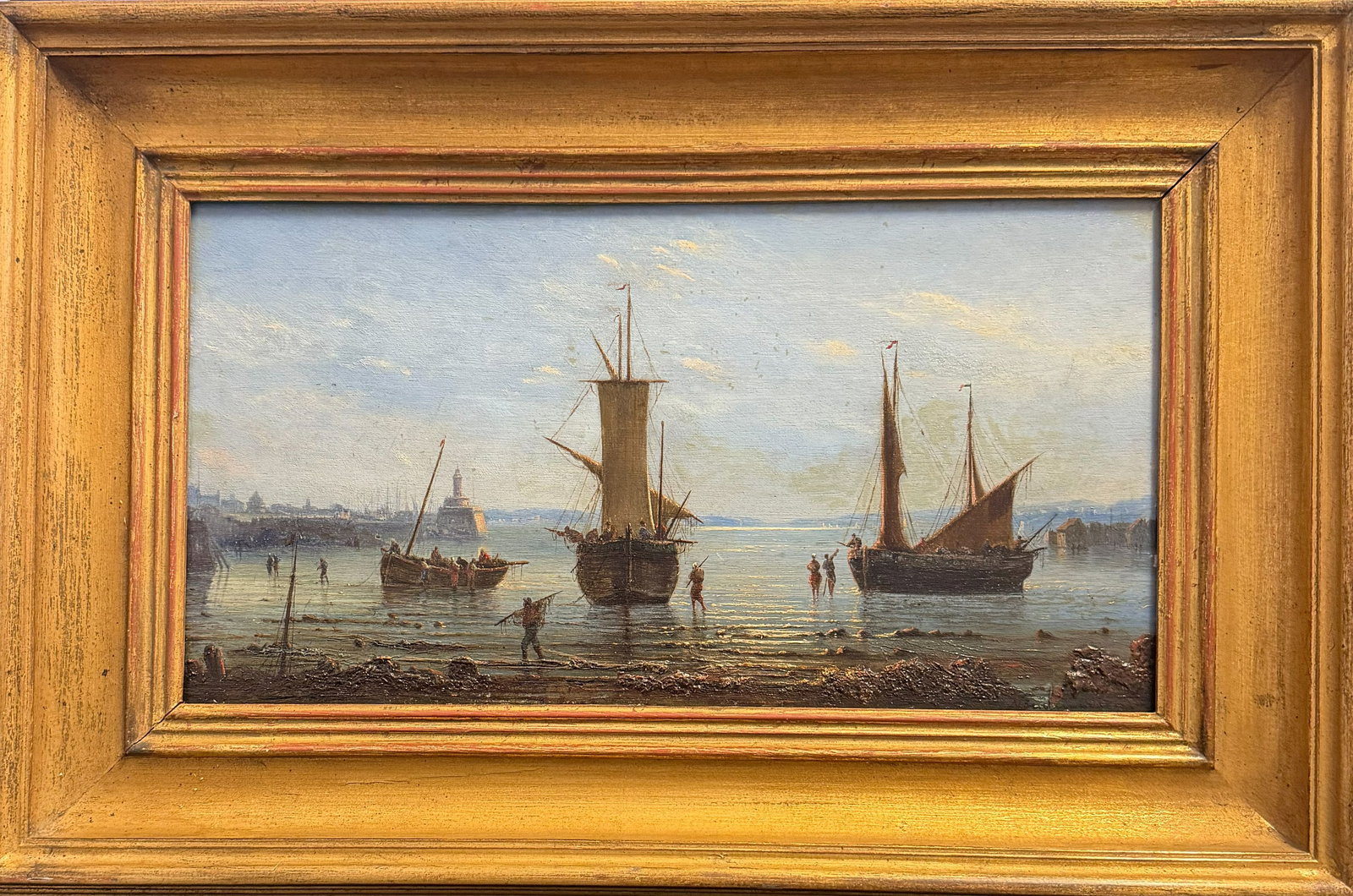 BURLING, Port with ships in Normandy - 2