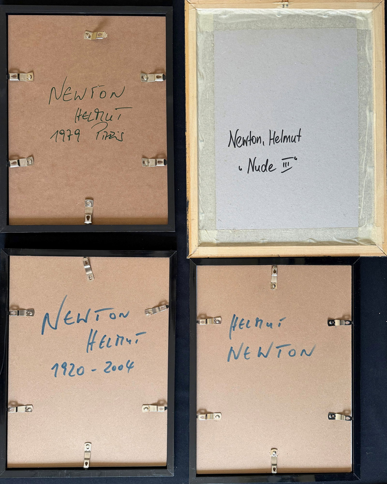 4 x Helmut Newton, nude photographs, - 4